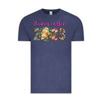 Vintage Denim Happy Easter 2023 Vintage Tee - BundleAndBundleShop