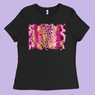 Cancer Brushstroke Ladies Tee Designed By Fadigitalartstudio