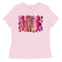Bubblegum Pink Cancer Brushstroke Ladies Tee - FaDigitalArtStudio
