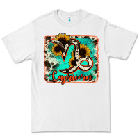 White capricorn turquoise cowhide Premium Tee - RanaPortraitStore