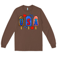 Chestnut usa popsicles Long Sleeve Tee - BundleAndBundleShop