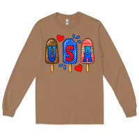 Toasted Coconut usa popsicles Long Sleeve Tee - BundleAndBundleShop