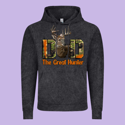 Western Dad The Great Deer Hunter Vintage Hoodie Designed By Lillyallendesigns