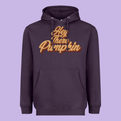 Hey There Pumpkin Heavyweight Hoodie Designed By Jahusdesignshop