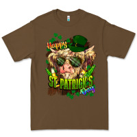 Cacao St. Patrick's Day Cow Premium Tee - HowdyJamesFarm