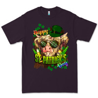 Plum St. Patrick's Day Cow Premium Tee - HowdyJamesFarm