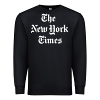 Black new york times Premium Sweatshirt - DesigneFamous