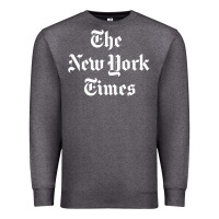 Charcoal Heather new york times Premium Sweatshirt - DesigneFamous