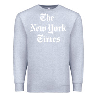 Heather Grey new york times Premium Sweatshirt - DesigneFamous