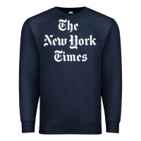 Navy new york times Premium Sweatshirt - DesigneFamous