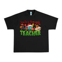 Black Santa's Favorite Teacher Urban Heavy Tee - FaDigitalArtStudio