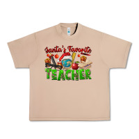 Burro Santa's Favorite Teacher Urban Heavy Tee - FaDigitalArtStudio