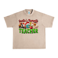 French Oak Santa's Favorite Teacher Urban Heavy Tee - FaDigitalArtStudio