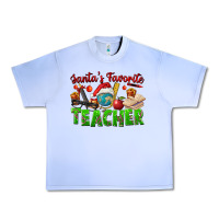 Grape Ice Santa's Favorite Teacher Urban Heavy Tee - FaDigitalArtStudio