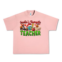 Salmon Santa's Favorite Teacher Urban Heavy Tee - FaDigitalArtStudio