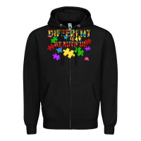 Black different is beautiful Zipper Hoodie - JahusDesignShop