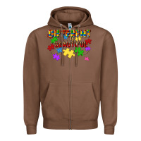 Chestnut different is beautiful Zipper Hoodie - JahusDesignShop