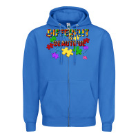 True Royal different is beautiful Zipper Hoodie - JahusDesignShop