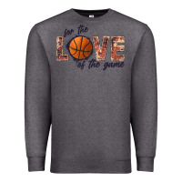 Charcoal Heather basketball love of the game Premium Sweatshirt - JahusDesignShop