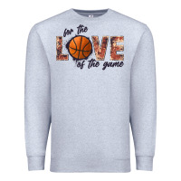 Heather Grey basketball love of the game Premium Sweatshirt - JahusDesignShop