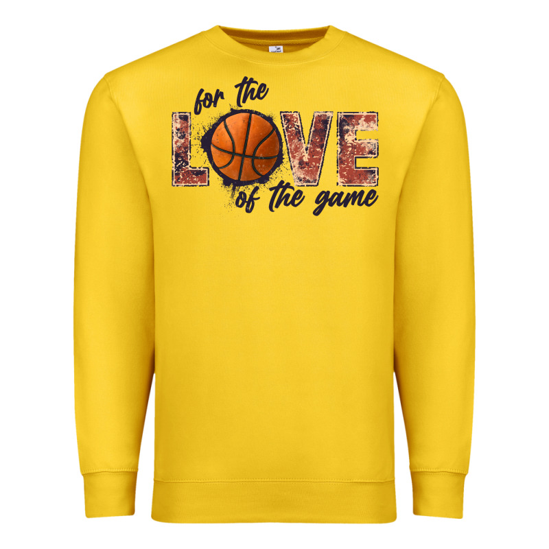 Basketball Love Of The Game Premium Sweatshirt by JahusDesignShop | Teevron