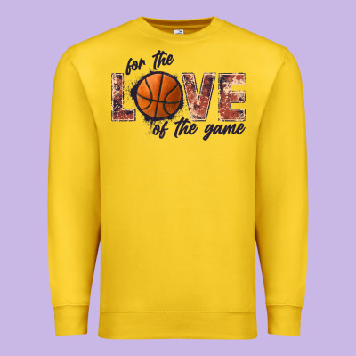 Basketball Love Of The Game Premium Sweatshirt Designed By Jahusdesignshop