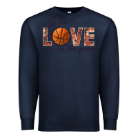 Navy basketball love of the game Premium Sweatshirt - JahusDesignShop