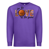 Purple basketball love of the game Premium Sweatshirt - JahusDesignShop