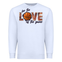 White basketball love of the game Premium Sweatshirt - JahusDesignShop
