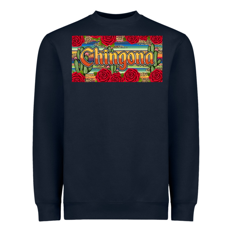 Chingona Heavyweight Sweatshirt by JahusDesignShop | Teevron
