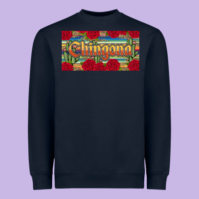 Chingona Heavyweight Sweatshirt Designed By Jahusdesignshop
