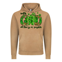 Vintage Camel With god all things are possible St. Patrick's Day Vintage Hoodie - LillyAllenDesigns
