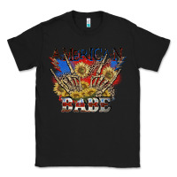 Black American babe 4th of july Classic Tee - CowGirlArtShop