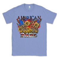 Colony Blue American babe 4th of july Classic Tee - CowGirlArtShop