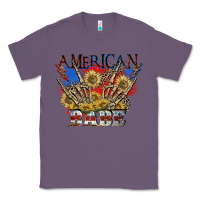 Lavender American babe 4th of july Classic Tee - CowGirlArtShop