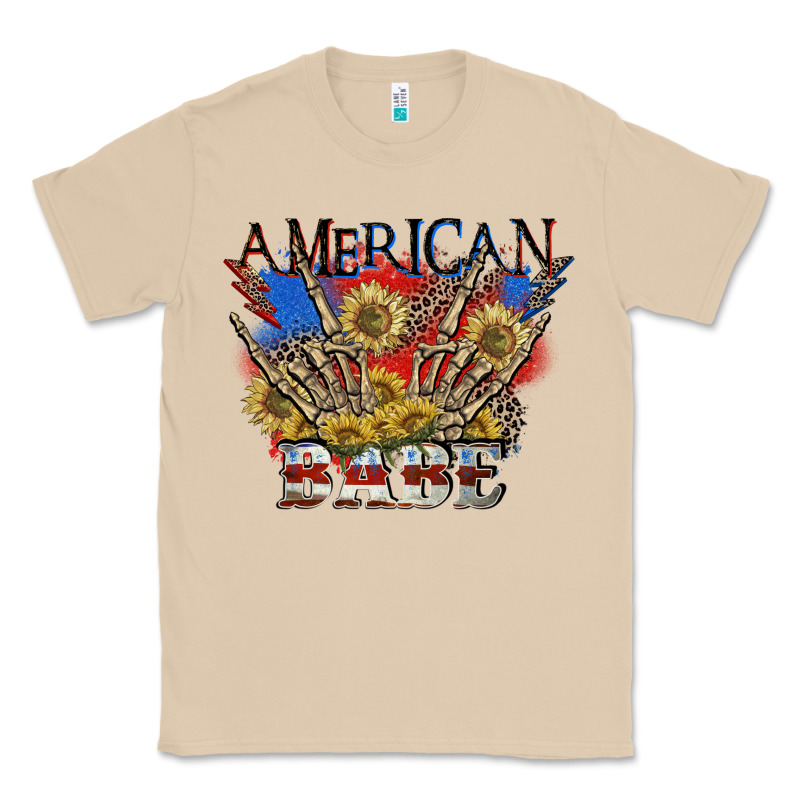 American Babe 4th Of July Classic Tee by CowGirlArtShop | Teevron