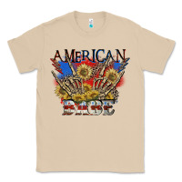 Mushroom American babe 4th of july Classic Tee - CowGirlArtShop