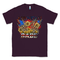 Plum American babe 4th of july Classic Tee - CowGirlArtShop