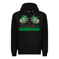 Black shake your shamrocks Premium Hoodie - CowhideDigitalArt