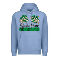 Colony Blue shake your shamrocks Premium Hoodie - CowhideDigitalArt