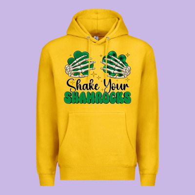 Shake Your Shamrocks Premium Hoodie Designed By Cowhidedigitalart