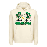 Sandshell shake your shamrocks Premium Hoodie - CowhideDigitalArt
