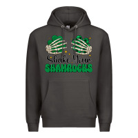 Smoke shake your shamrocks Premium Hoodie - CowhideDigitalArt