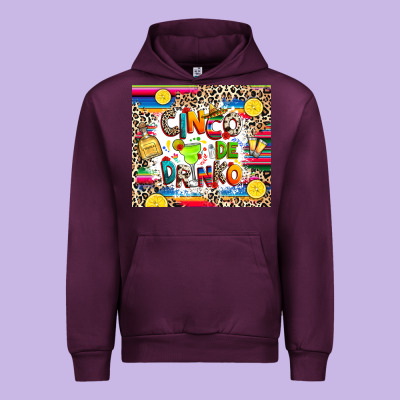 Cinco De Drinko Urban Hoodie Designed By Ranaportraitstore
