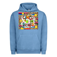 Pigment Pebble Blue Cinco de drinko Urban Hoodie - RanaPortraitStore