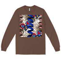 Chestnut usa balloons seamless pattern Long Sleeve Tee - BundleAndBundleShop
