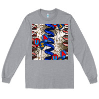 Heather Grey usa balloons seamless pattern Long Sleeve Tee - BundleAndBundleShop