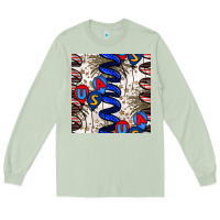 Matcha usa balloons seamless pattern Long Sleeve Tee - BundleAndBundleShop