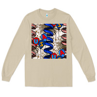Mushroom usa balloons seamless pattern Long Sleeve Tee - BundleAndBundleShop