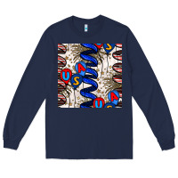 Navy usa balloons seamless pattern Long Sleeve Tee - BundleAndBundleShop